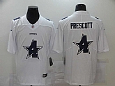 Nike Cowboys 4 Dak Prescott White Shadow Logo Limited Jersey,baseball caps,new era cap wholesale,wholesale hats